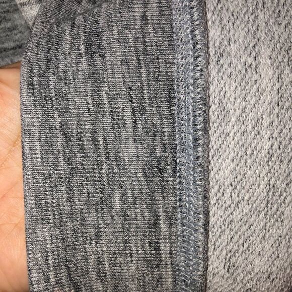 PINK VS L Heathered Gray Crewneck High Low Pullover Black Tie Dye PINK - Picture 12 of 15